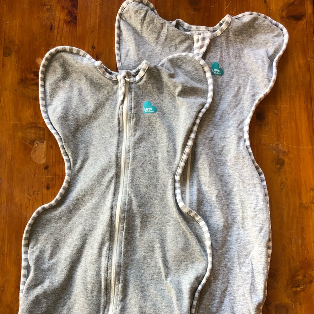 Two (8-13 lb) Love to Dream SwaddleUp sleep sacks